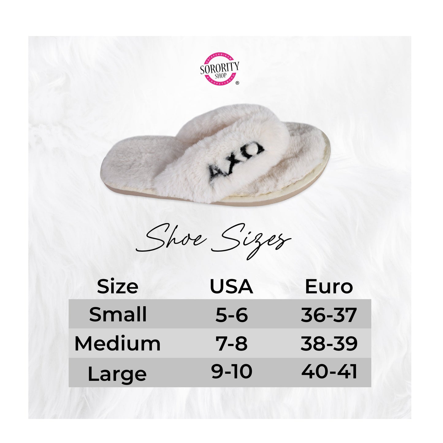 Phi Sigma Sigma Fuzzy Slippers - Ivy Society