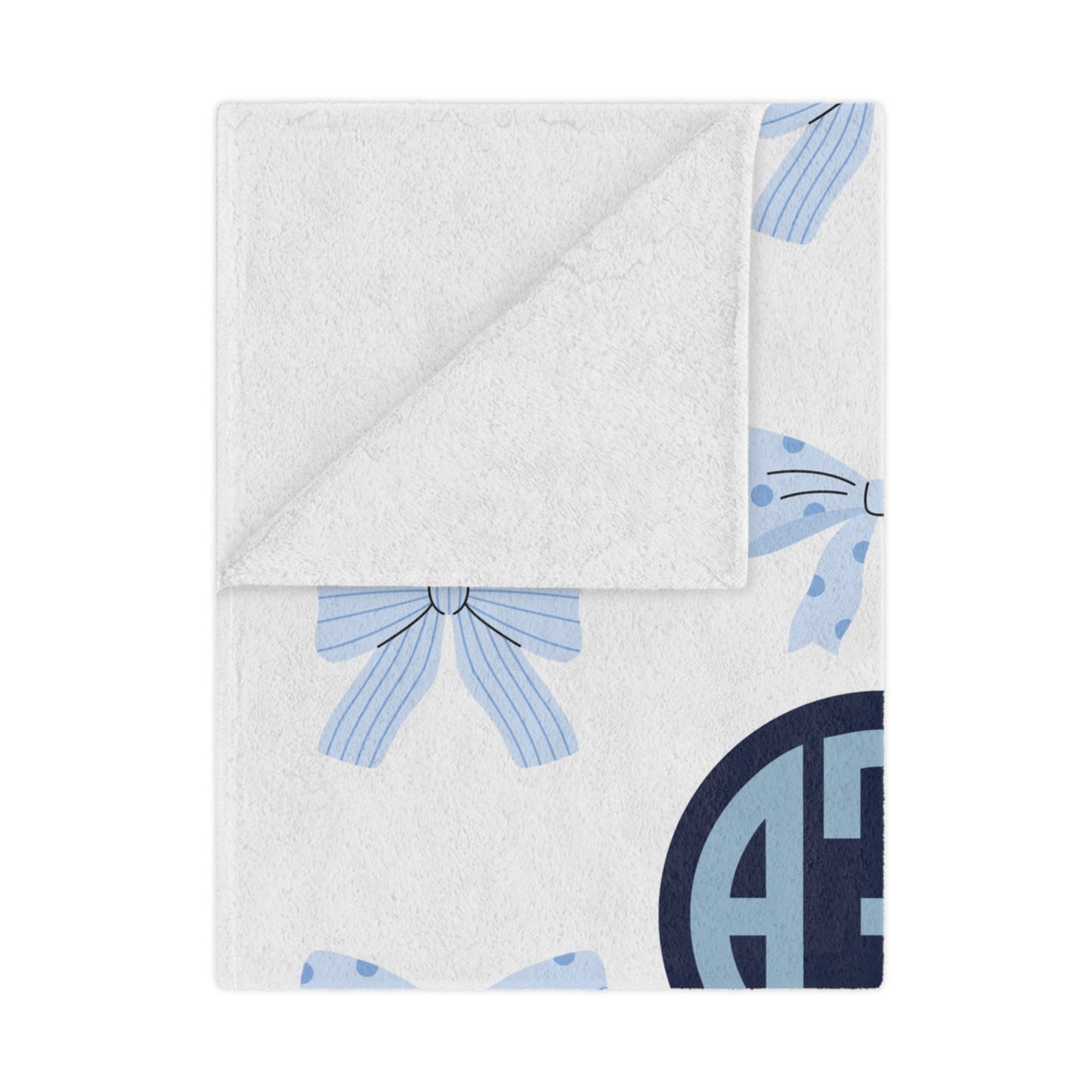 Alpha Xi Delta Personalized Bow Blanket - Ivy Society