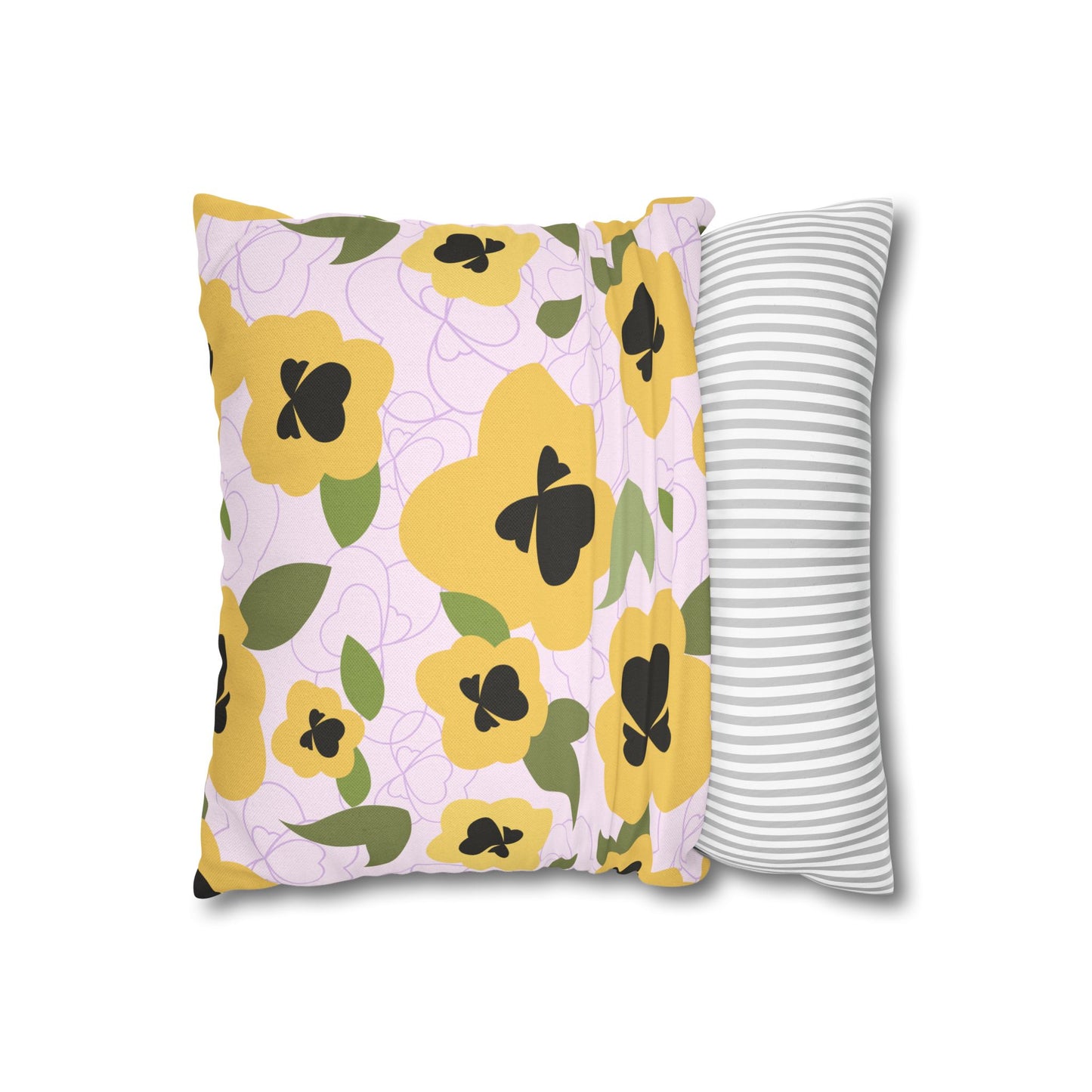 Kappa Alpha Theta Personalized Floral Throw Pillow Cover - Ivy Society