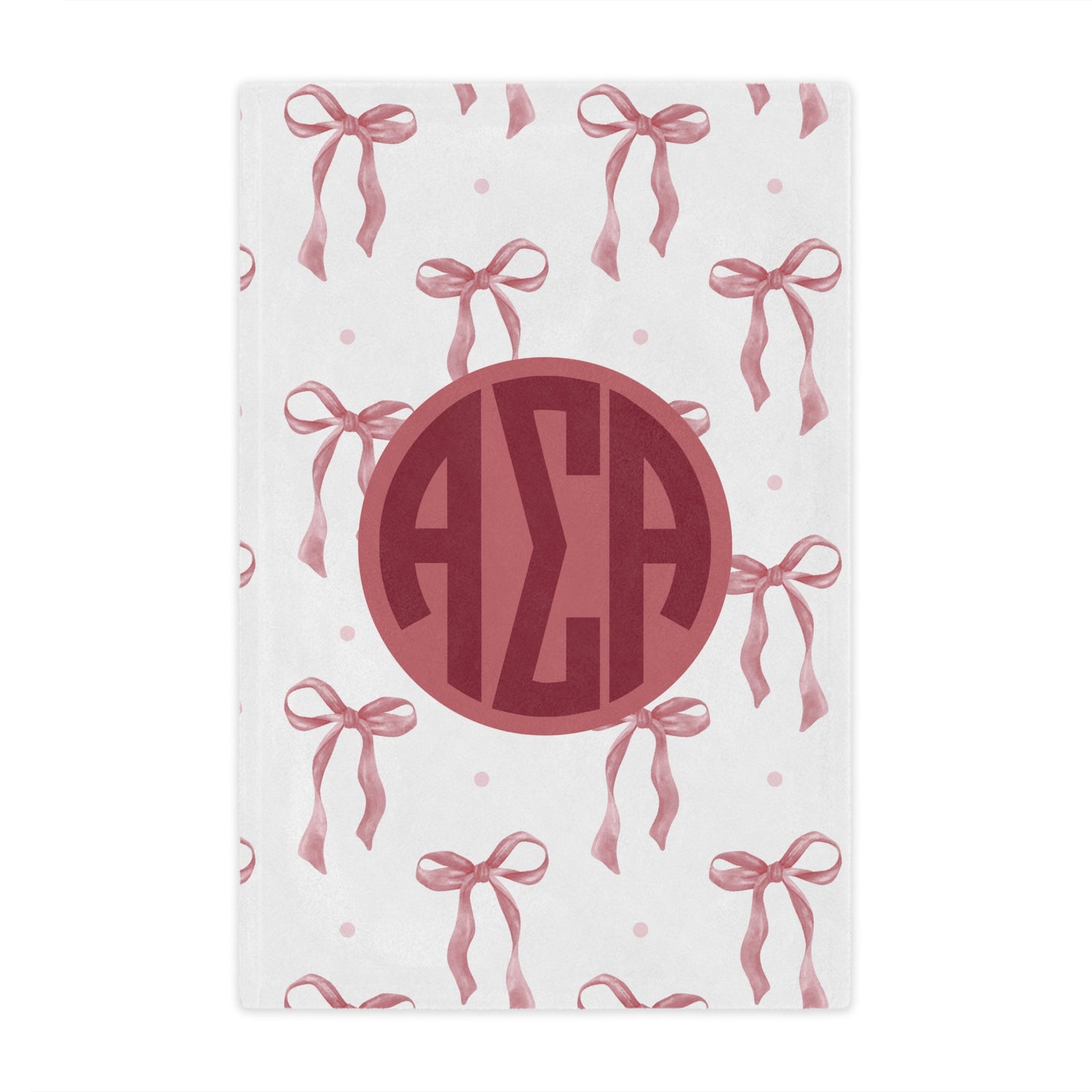 Alpha Sigma Alpha Bow Blanket - Ivy Society