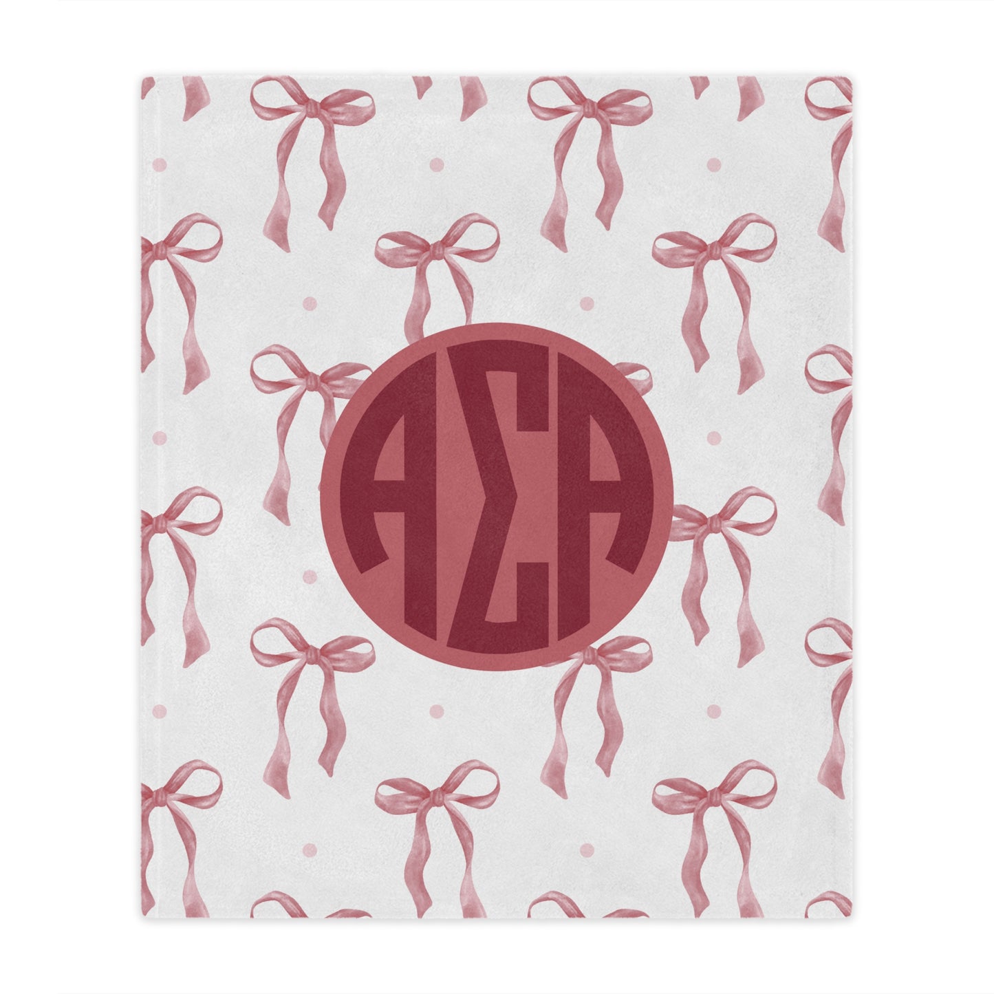 Alpha Sigma Alpha Bow Blanket - Ivy Society