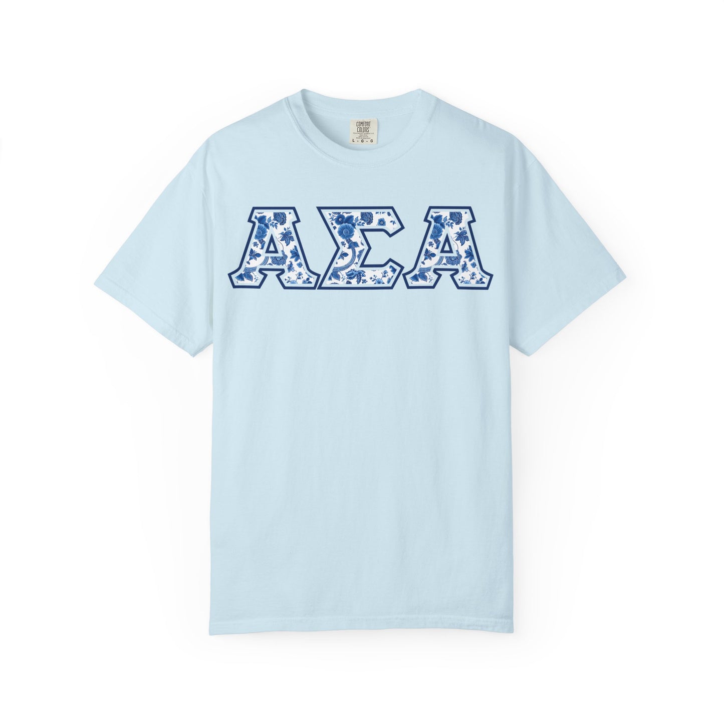 Alpha Sigma Alpha Blue Willow T Shirt - Ivy Society