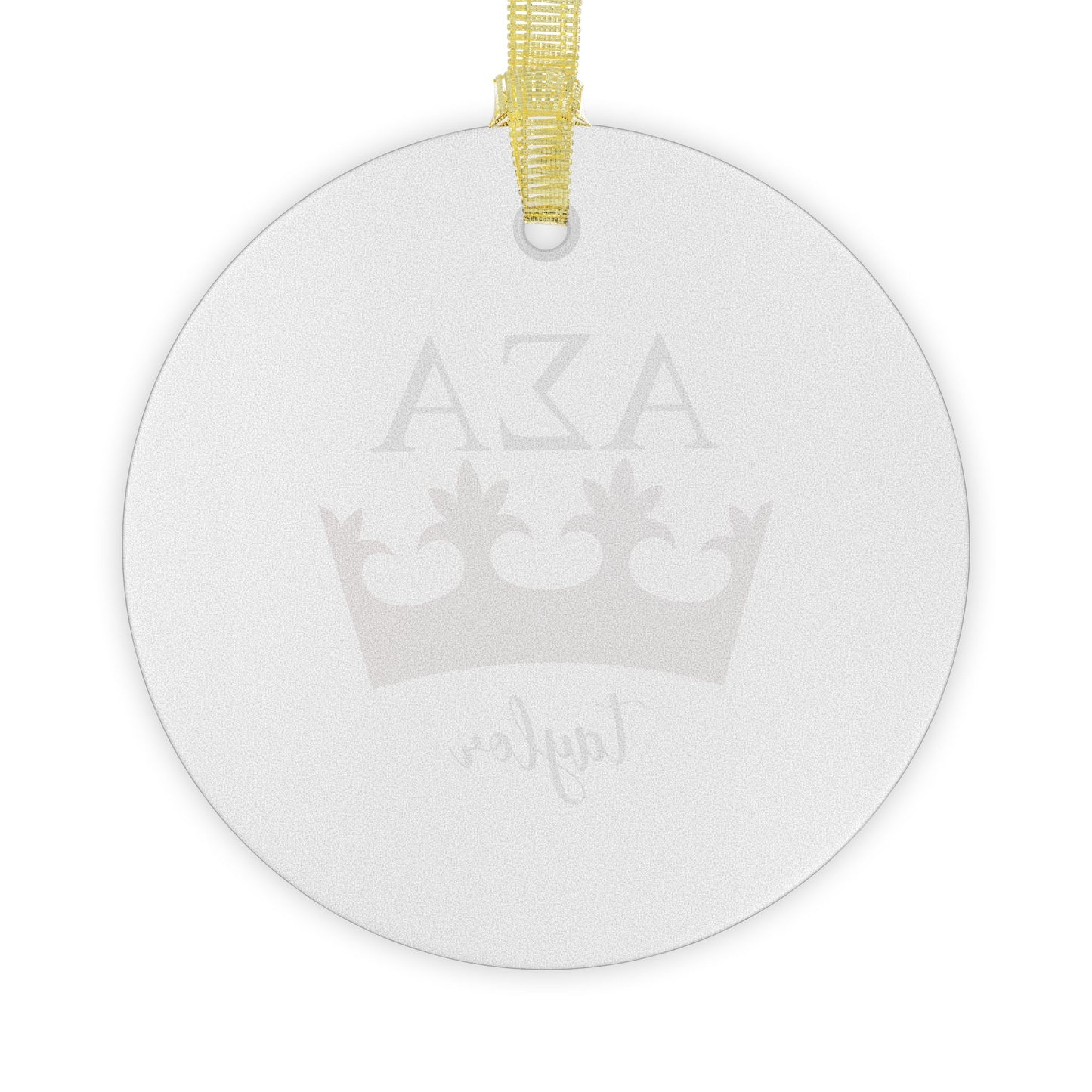 Alpha Sigma Alpha Personalized Ornament