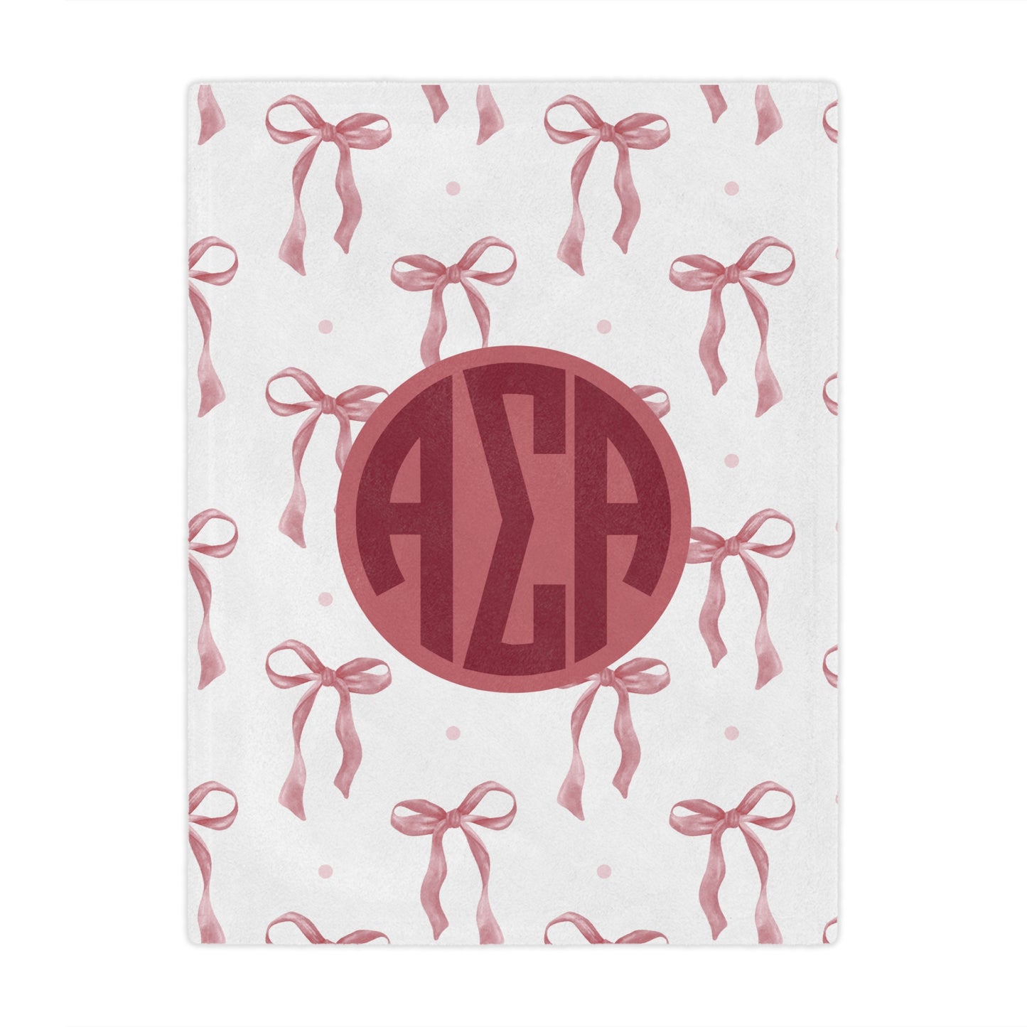 Alpha Sigma Alpha Bow Blanket - Ivy Society