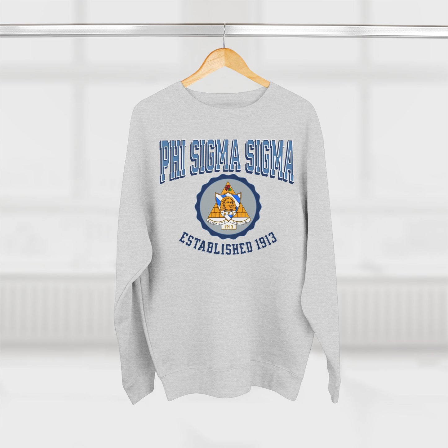 Phi Sigma Sigma Crest Sweatshirt - Ivy Society