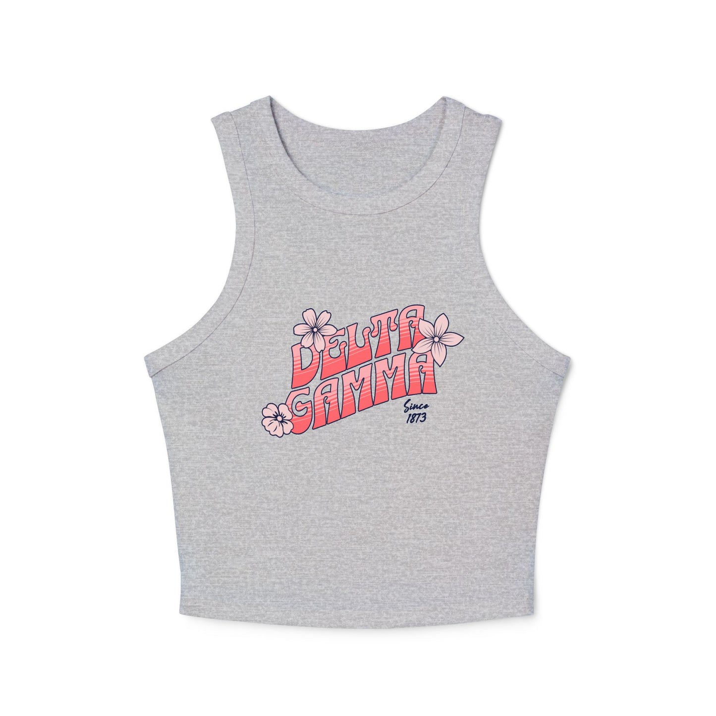 Delta Gamma Retro Flower Tank Top - Ivy Society