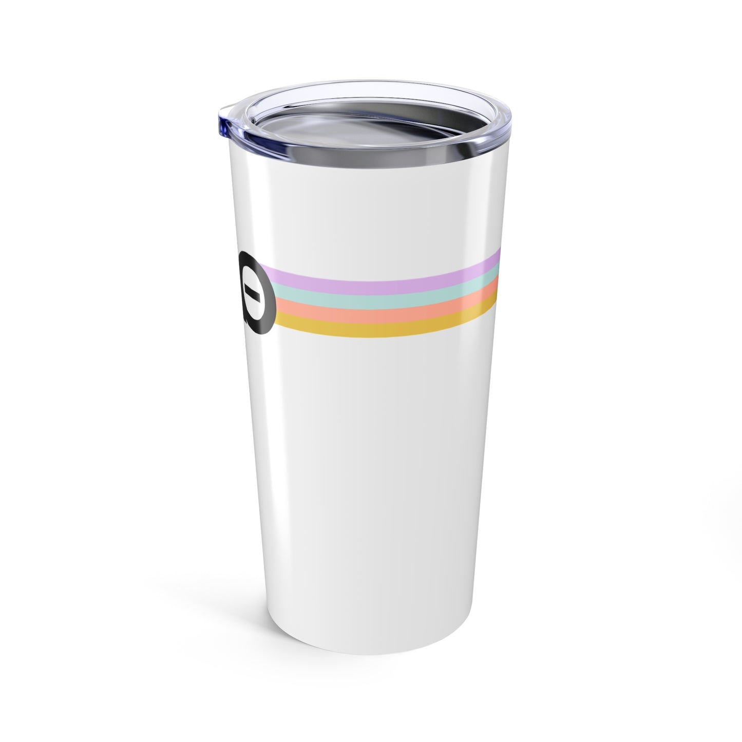 Kappa Alpha Theta Retro Stripe Personalized Tumbler - Ivy Society