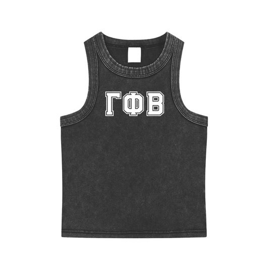 Gamma Phi Beta Letters Tank Top - Ivy Society