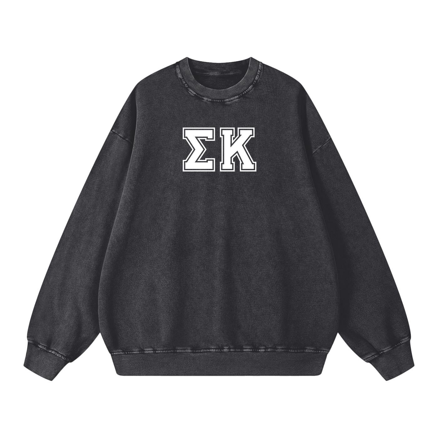 Sigma Kappa Letters Oversized Sweatshirt - Ivy Society
