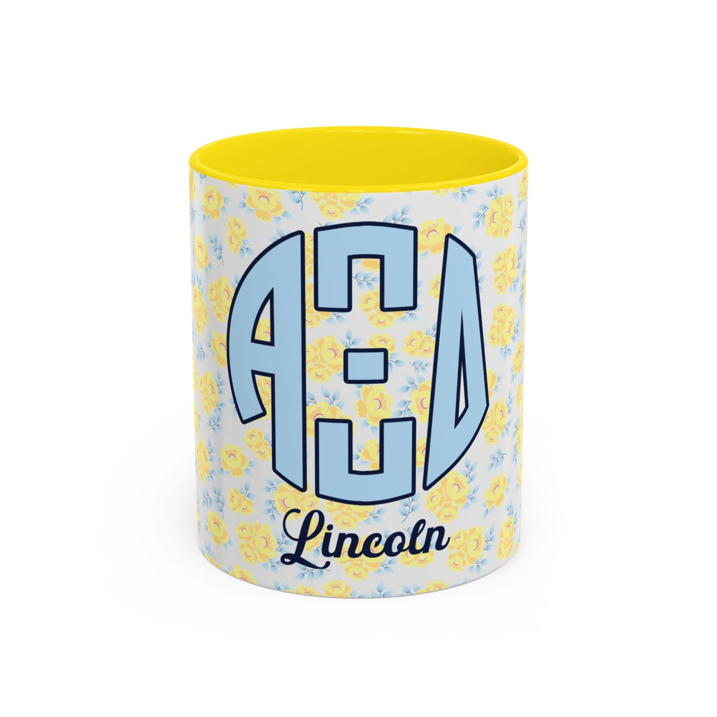 Alpha Xi Delta Personalized Flower Mug - Ivy Society