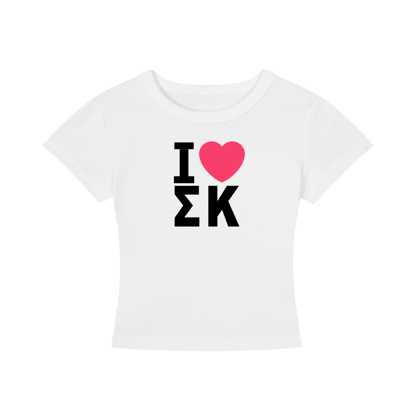 I Heart Sigma Kappa Baby Tee