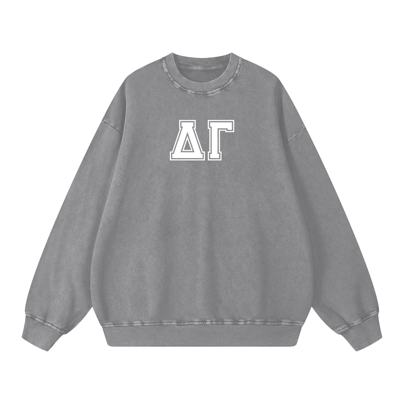 Snow Washed Oversized Sweatshirt - Ivy Society