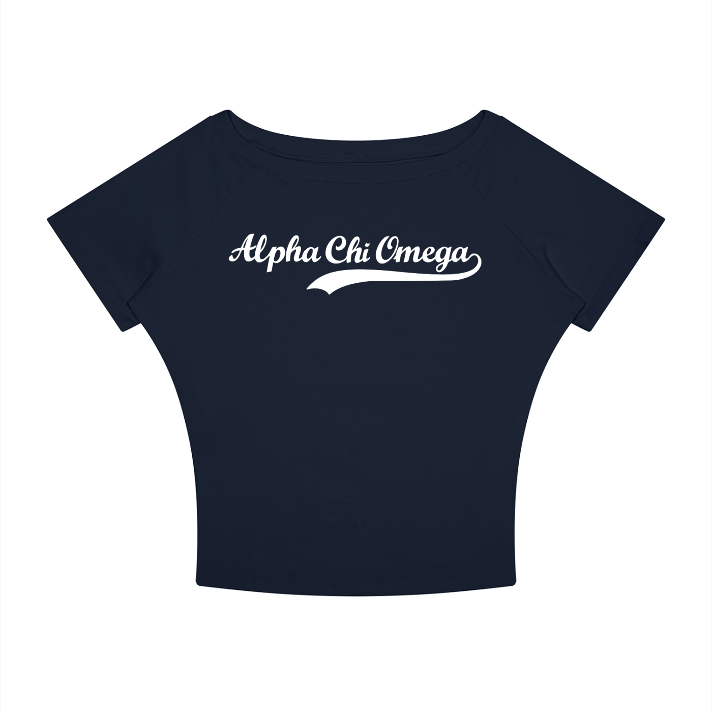 Alpha Chi Omega Off the Shoulder Tee