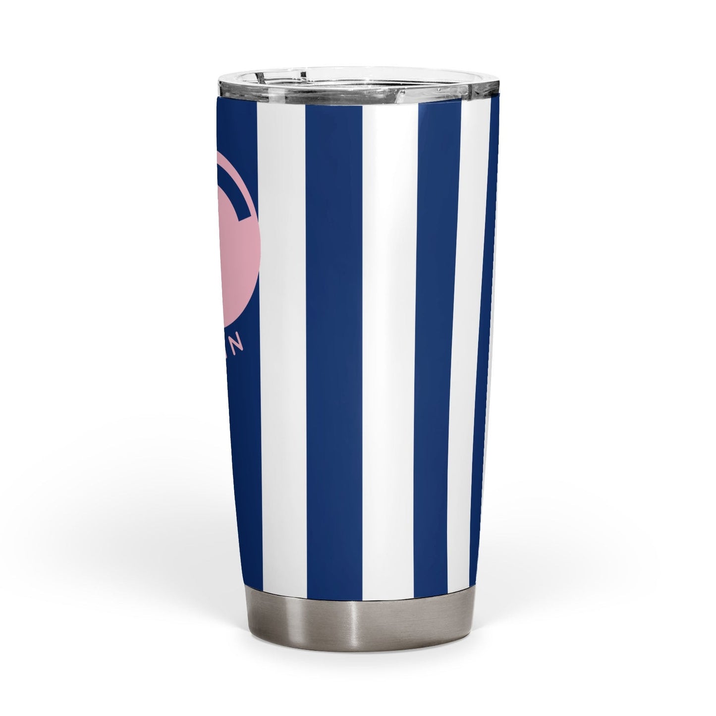 Delta Gamma Personalized Striped Tumbler - Ivy Society