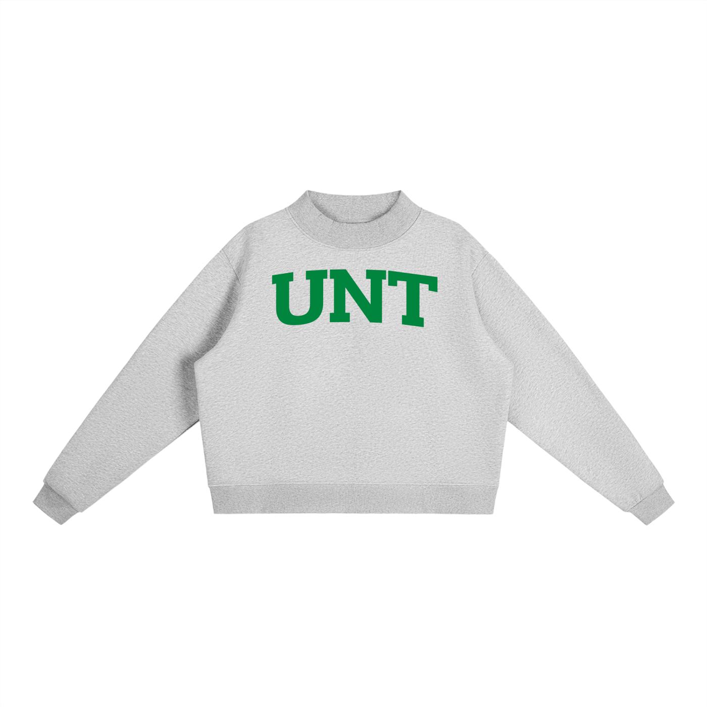 University of North Texas Mock Neck Sweatshirt - Ivy Society