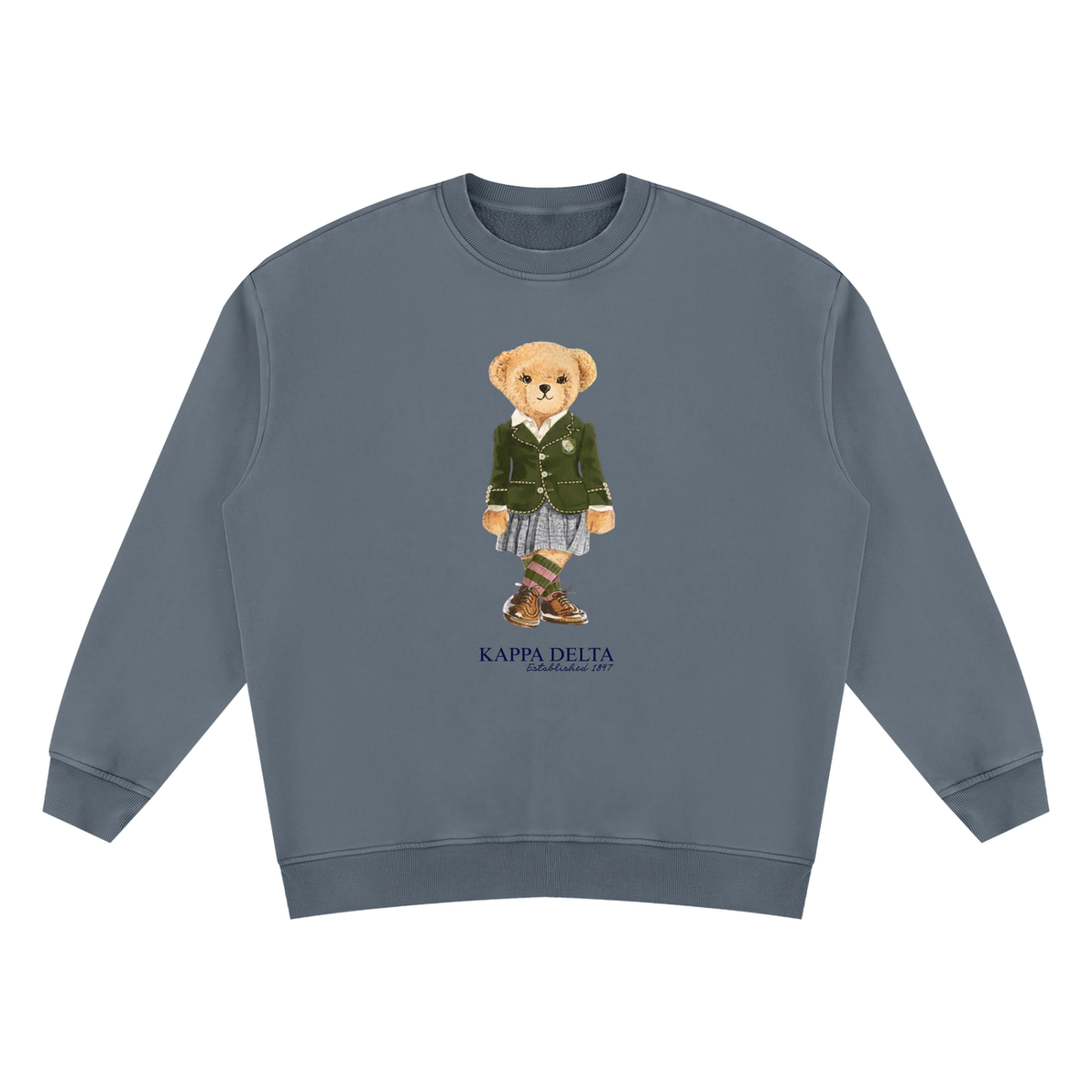 Kappa Delta Sorority Bear Vintage Wash Sweatshirt