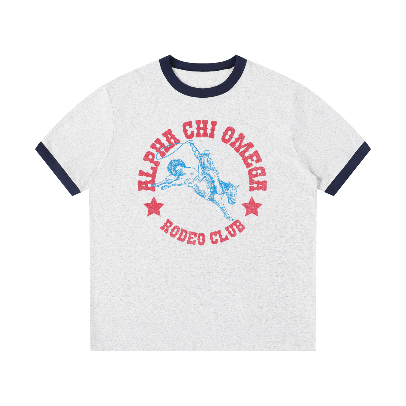 Alpha Chi Omega Rodeo Club Ringer Tee