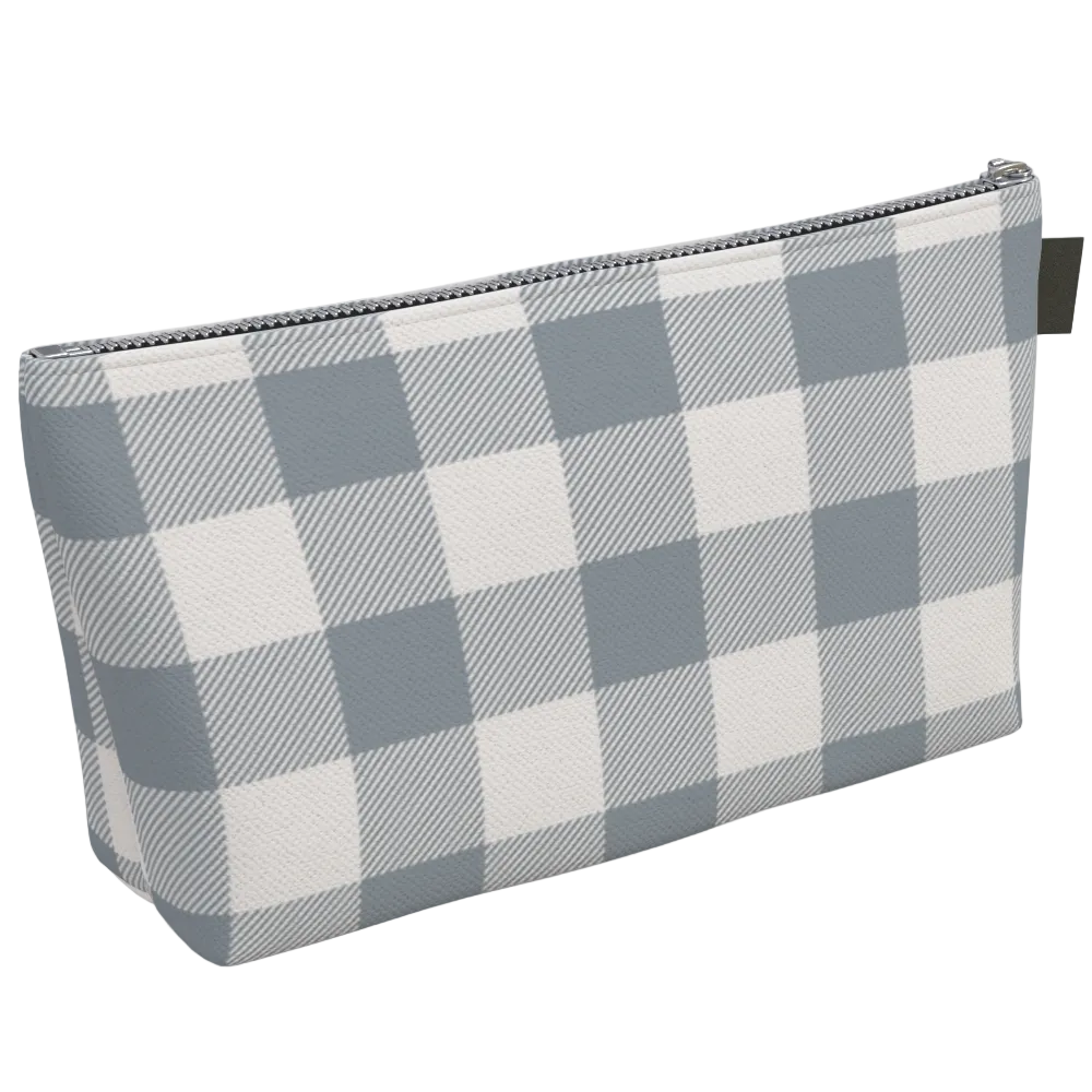 Tri Delta Personalized Gingham Makeup Bag