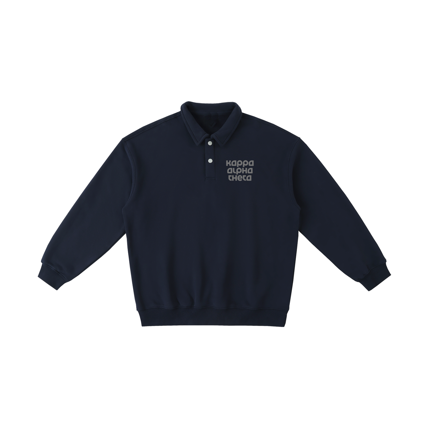 Kappa Alpha Theta Polo Collar Sweatshirt
