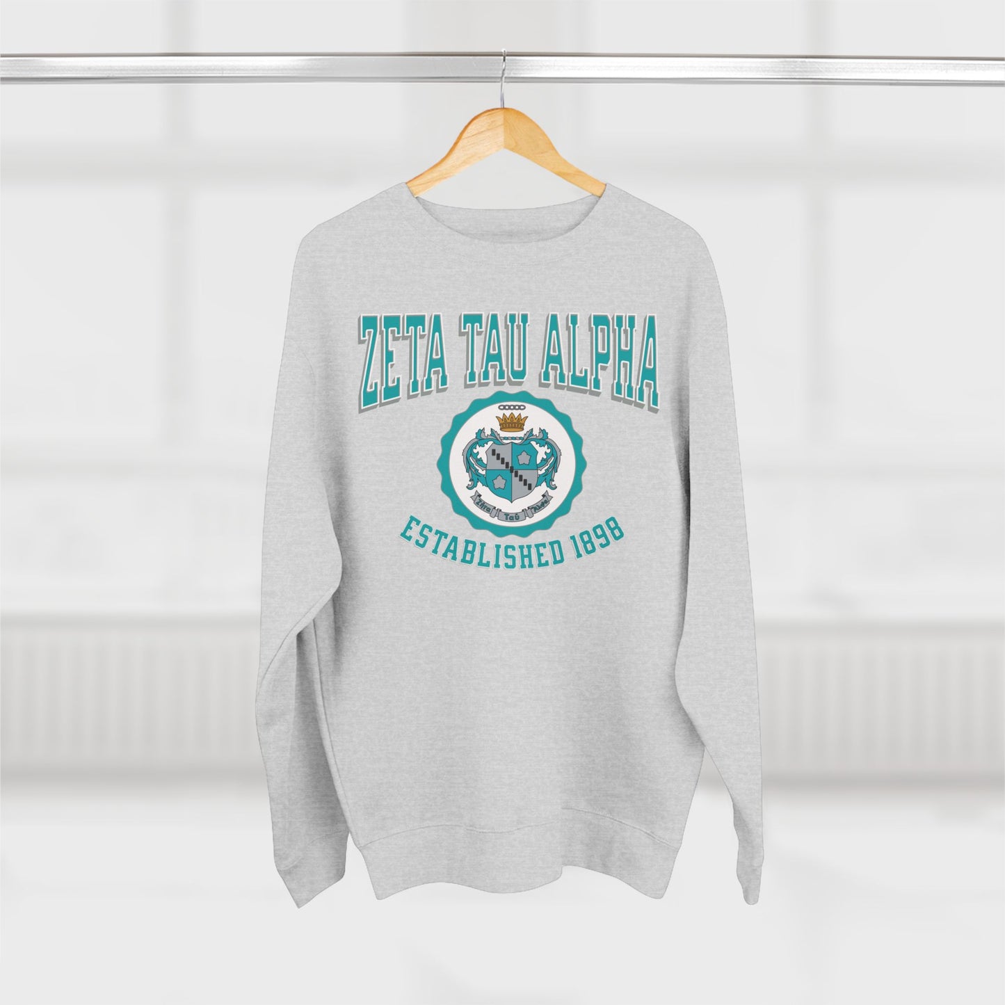 Zeta Tau Alpha Crest Sweatshirt