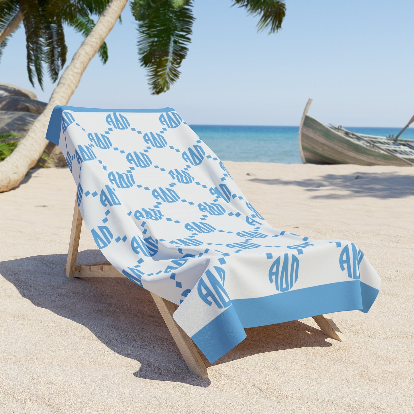 Alpha Delta Pi Print Beach Towel - Ivy Society