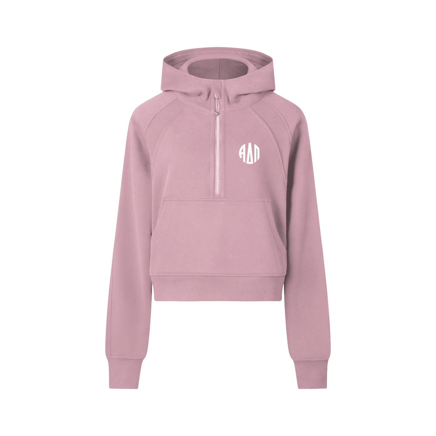 Alpha Delta Pi Half Zip Hoodie - Ivy Society