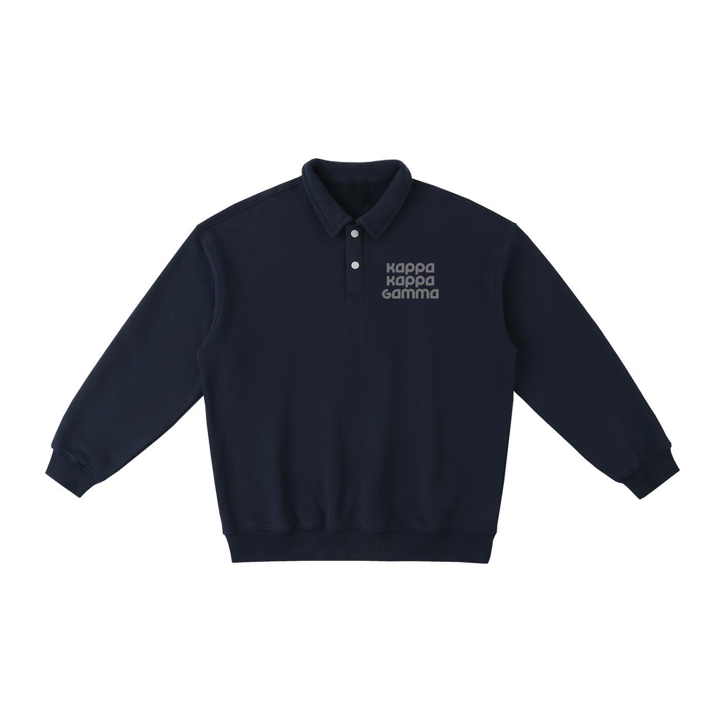 Kappa Kappa Gamma Polo Collar Sweatshirt