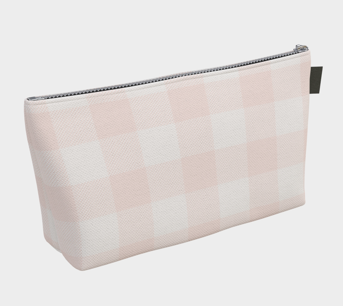Kappa Delta Personalized Gingham Makeup Bag