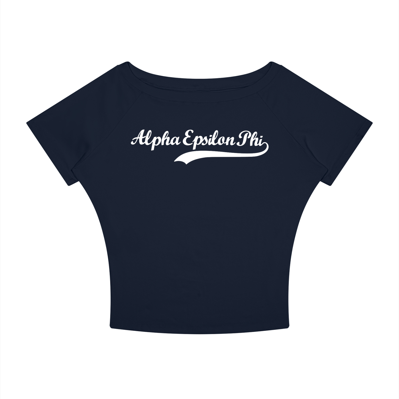 Alpha Epsilon Phi Off the Shoulder Tee