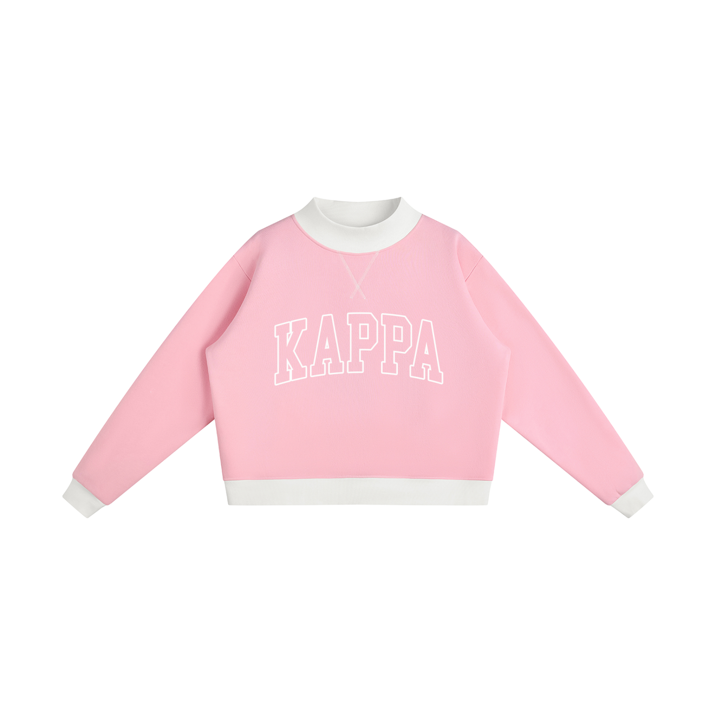 Kappa Kappa Gamma Two Tone Mock Neck Sweatshirt