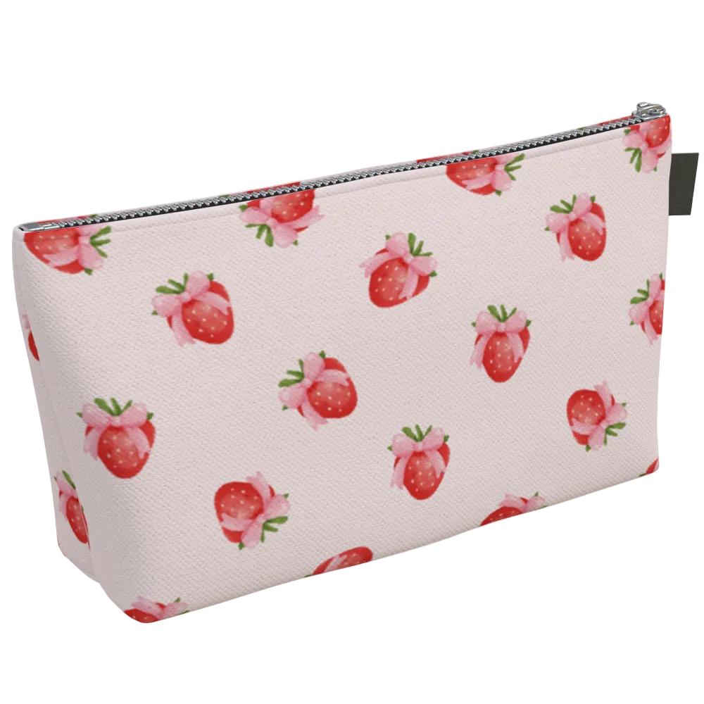 Zeta Tau Alpha Strawberry Makeup Bag