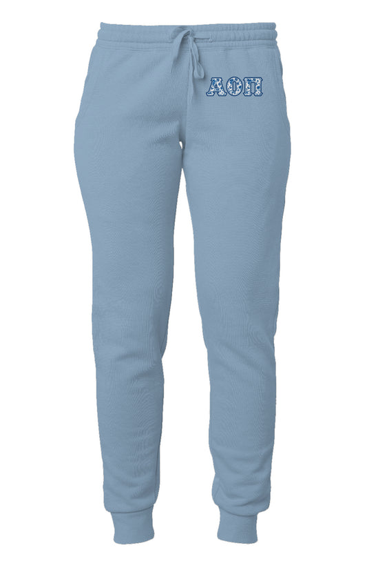 Alpha Omicron Pi Blue Willow Sweatpants