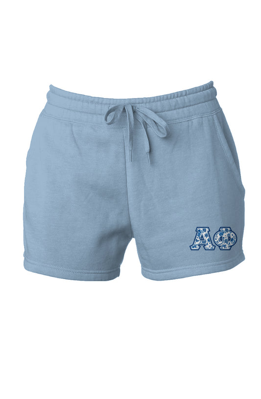 Alpha Phi Blue Willow Shorts