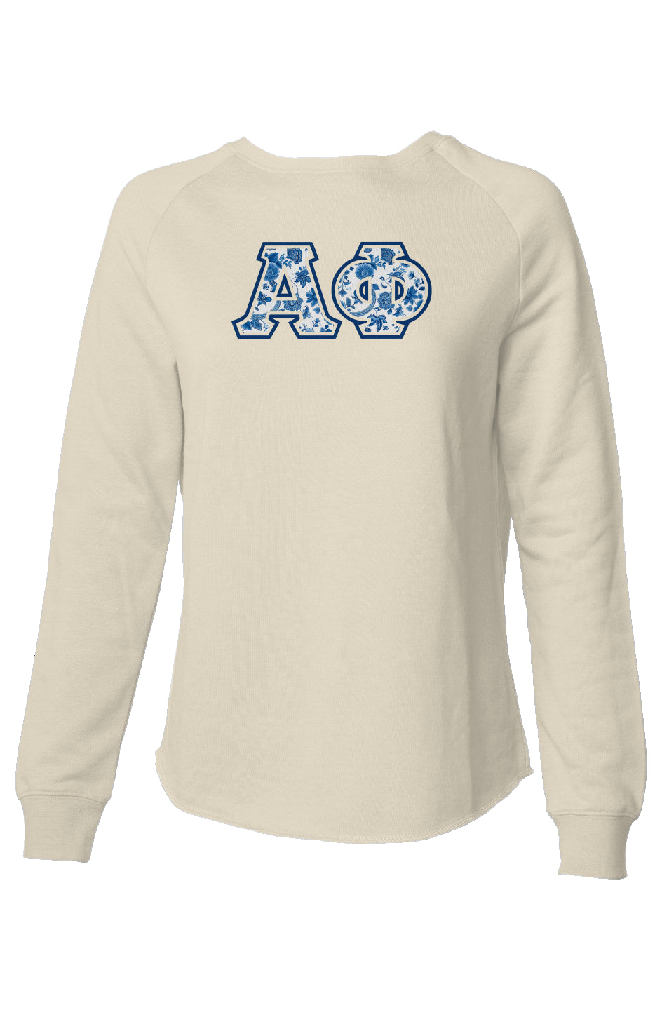 Alpha Phi Blue Willow Sweatshirt