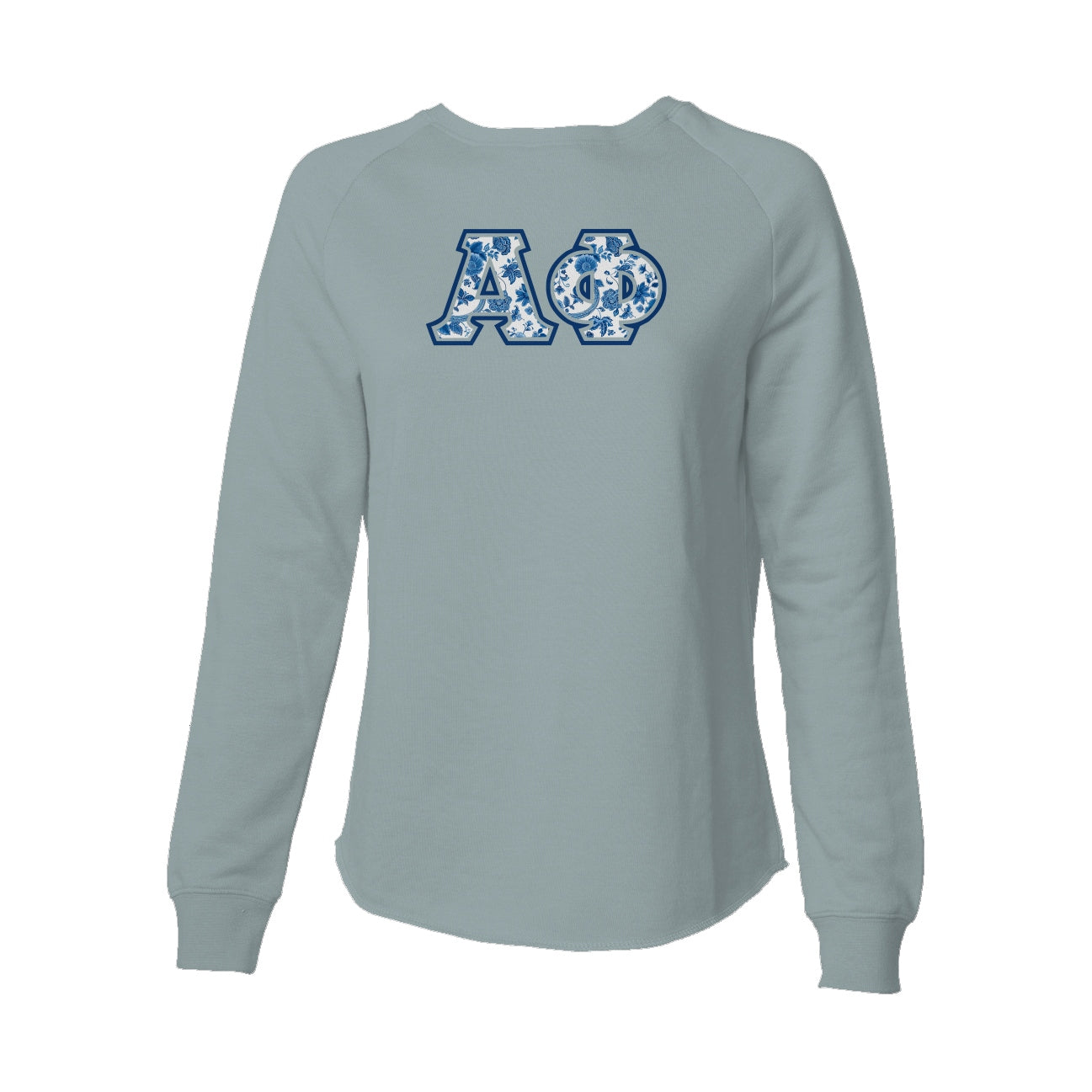 Alpha Phi Blue Willow Sweatshirt