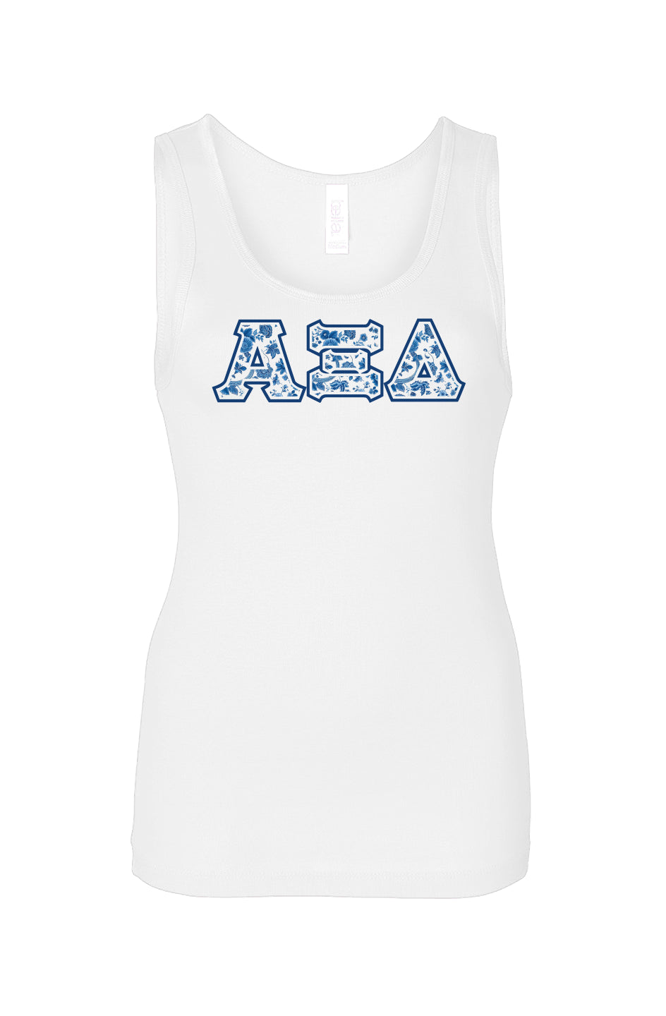 Alpha Xi Delta Blue Willow Tank Top