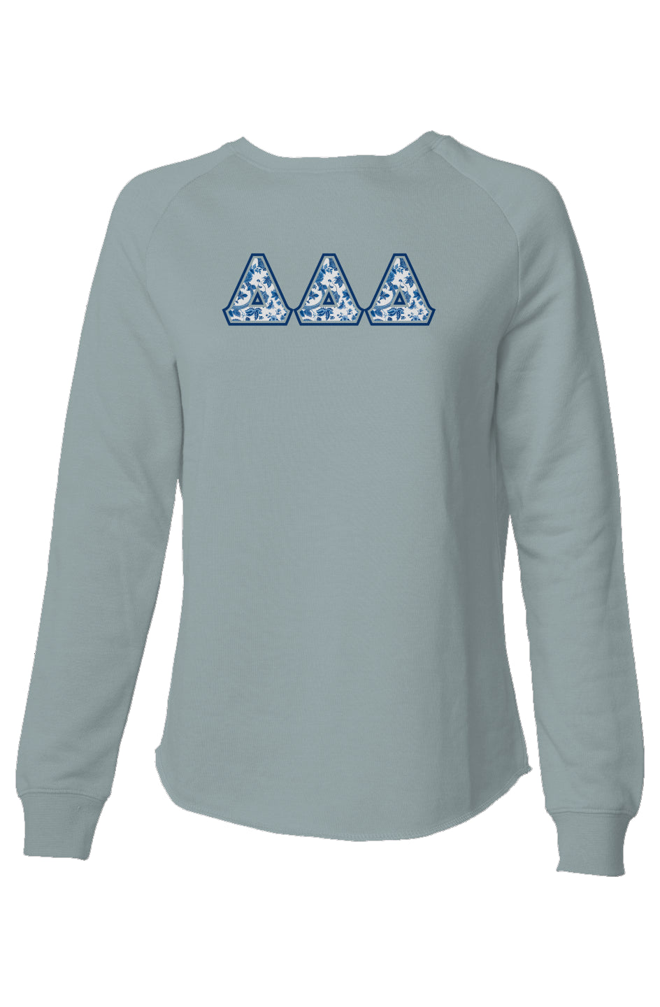 Tri Delta Blue Willow Sweatshirt