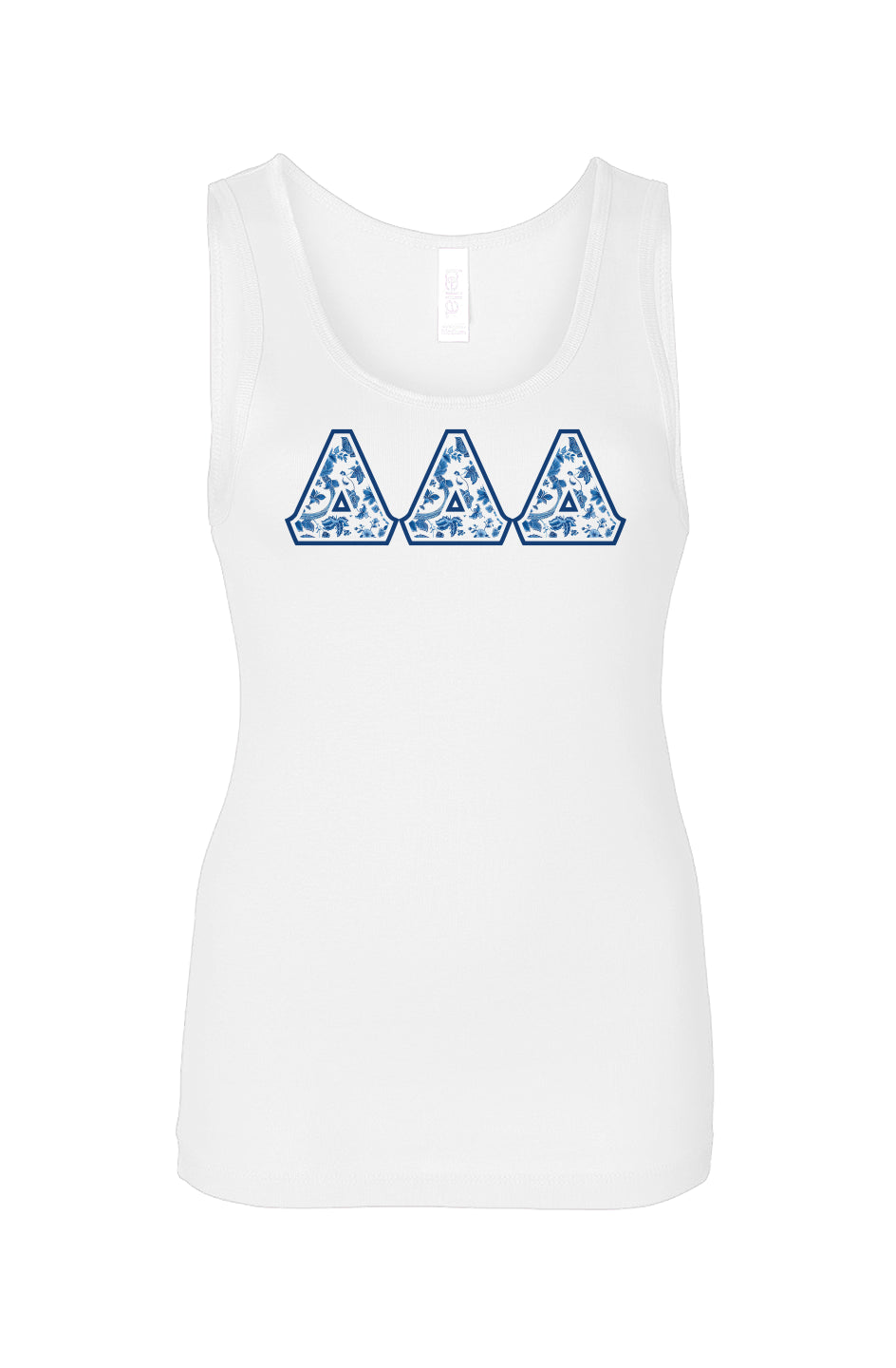 Tri Delta Blue Willow Tank Top