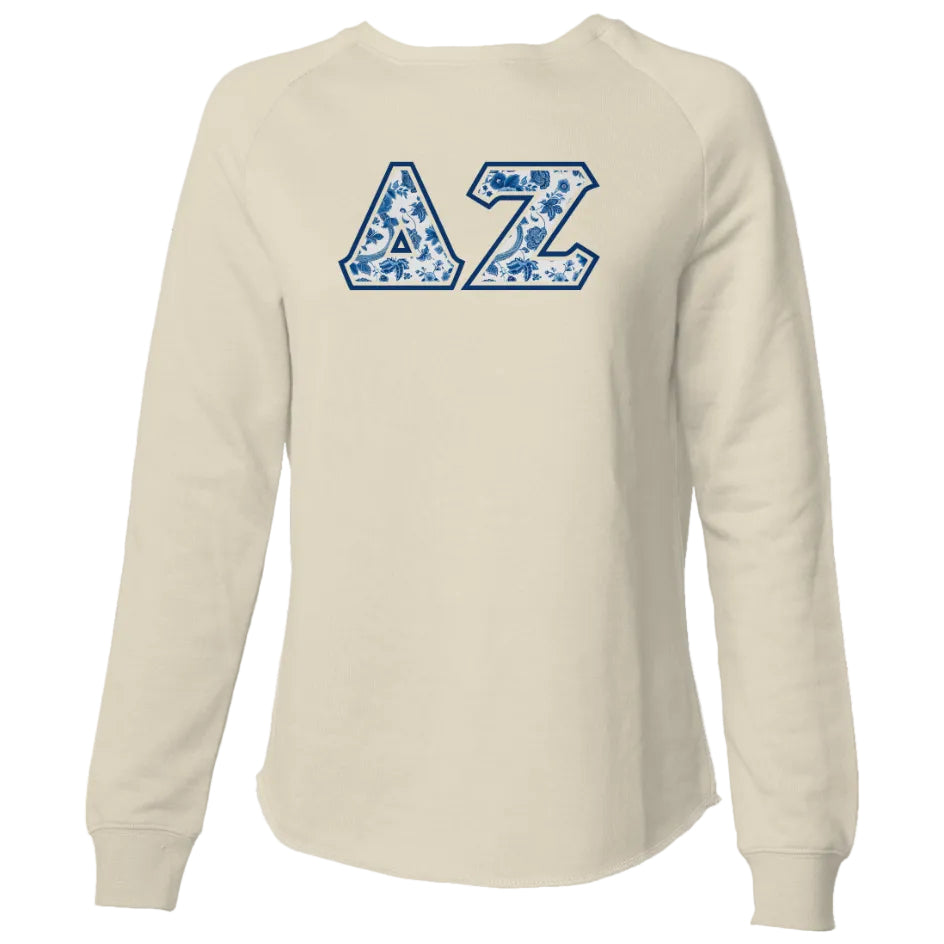 Delta Zeta Blue Willow Sweatshirt