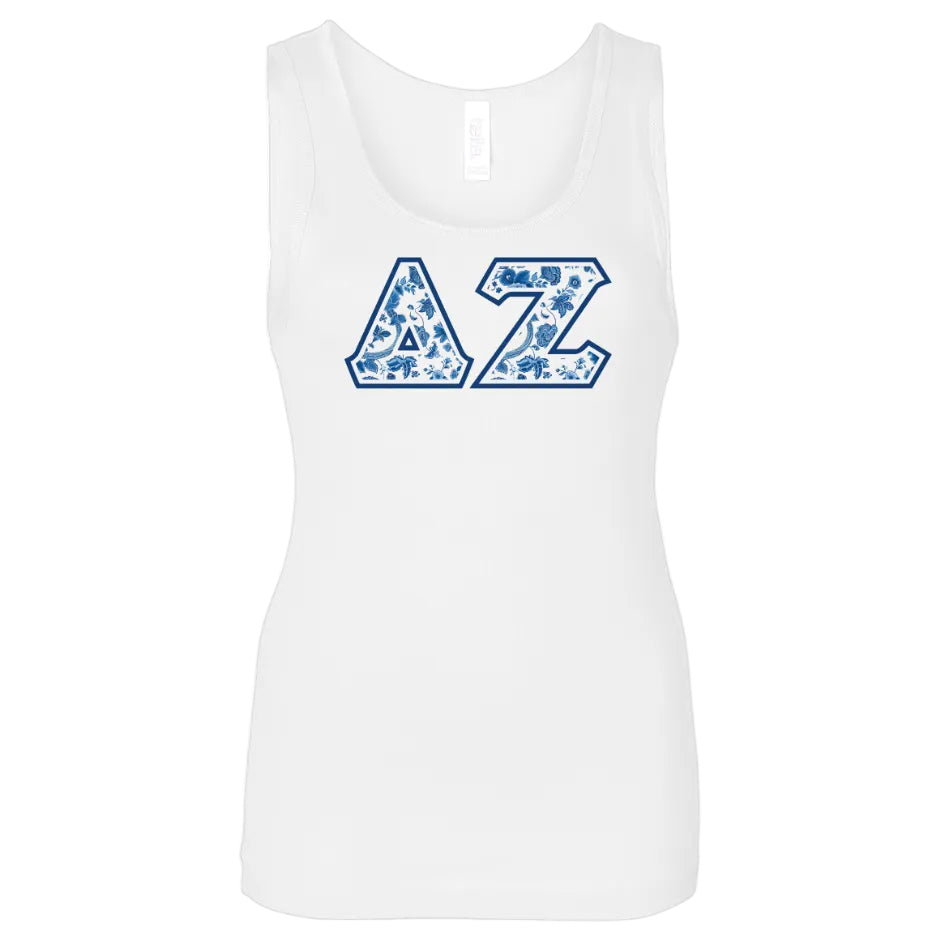 Delta Zeta Blue Willow Tank Top