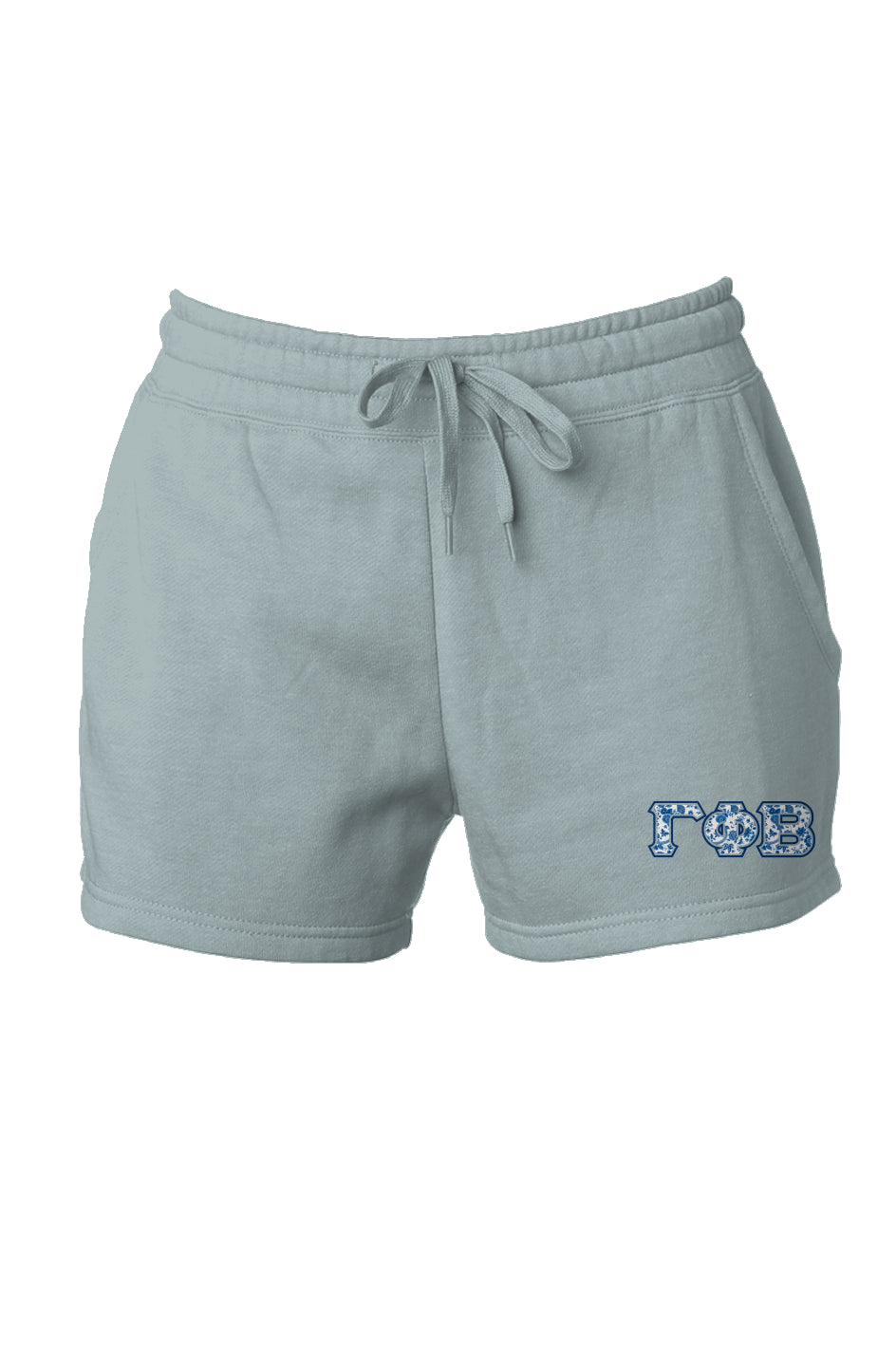 Gamma Phi Beta Blue Willow Shorts