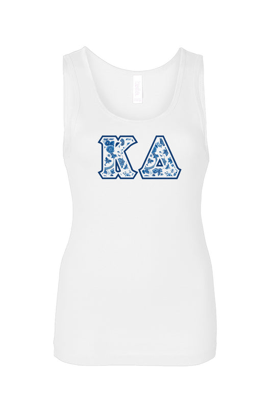 Kappa Delta Blue Willow Tank Top