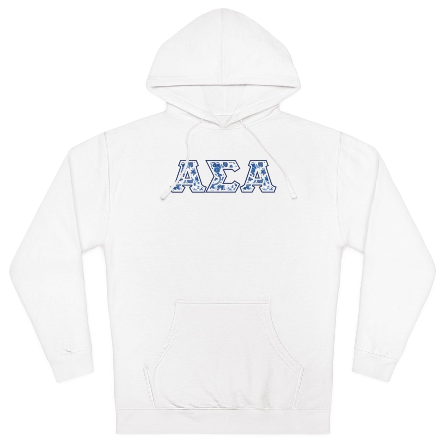 Alpha Sigma Alpha Blue Willow Hoodie - Ivy Society