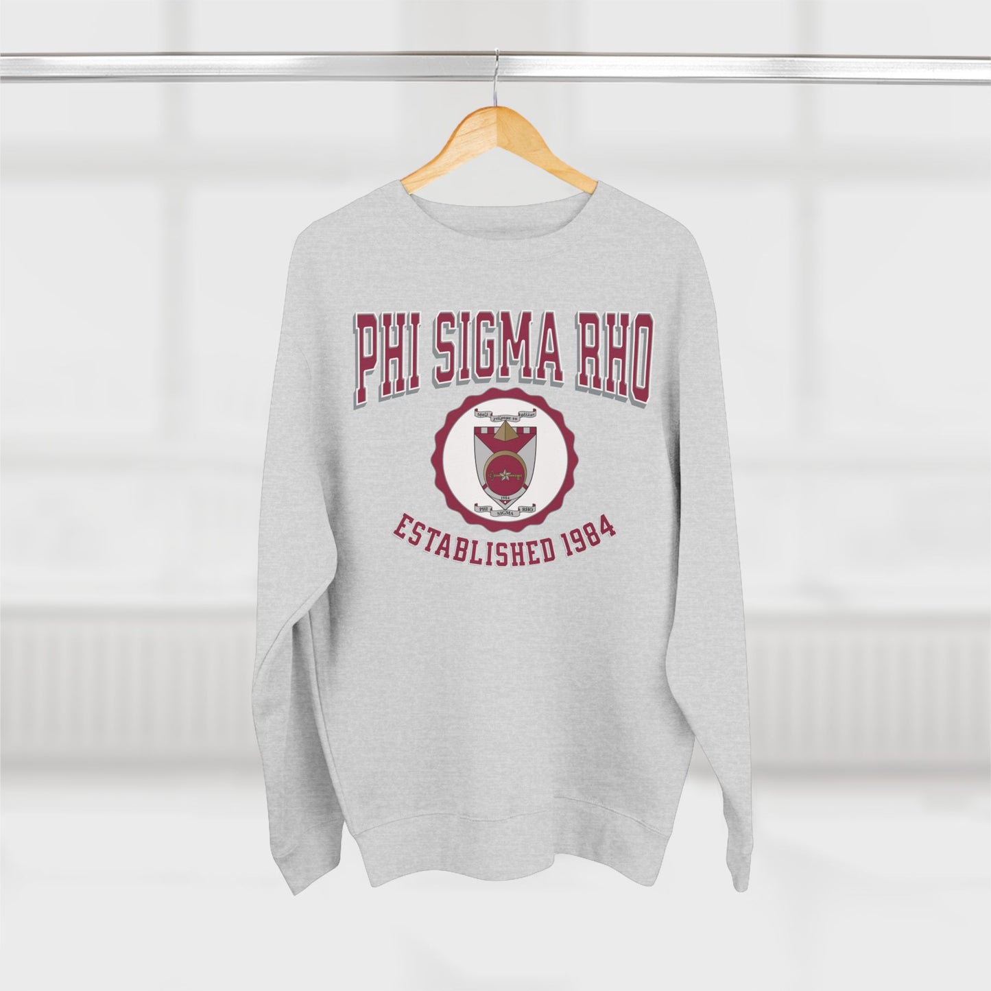 Phi Sigma Rho Crest Sweatshirt - Ivy Society
