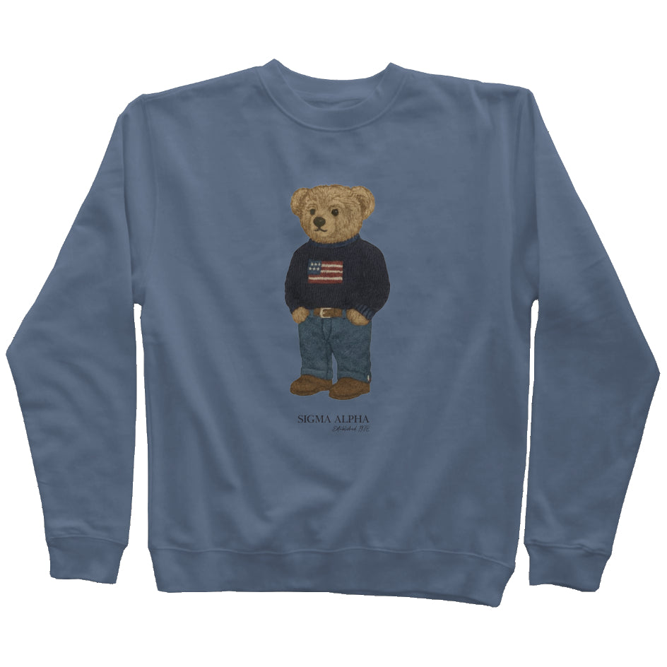 Sigma Alpha USA Bear Sweatshirt
