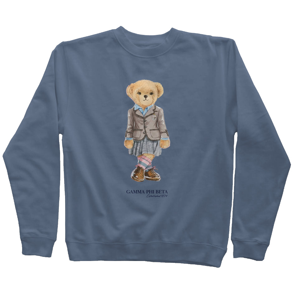 Gamma Phi Beta Sorority Bear Sweatshirt