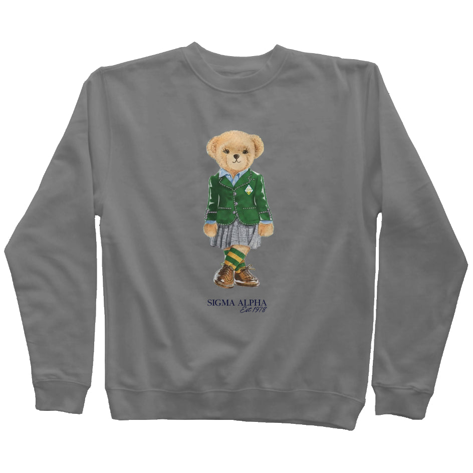 Sigma Alpha Sorority Bear Sweatshirt