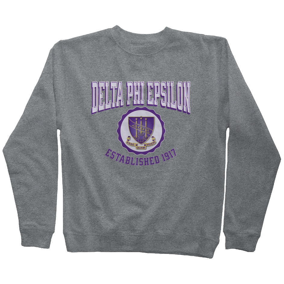 Delta Phi Epsilon Crest Sweatshirt