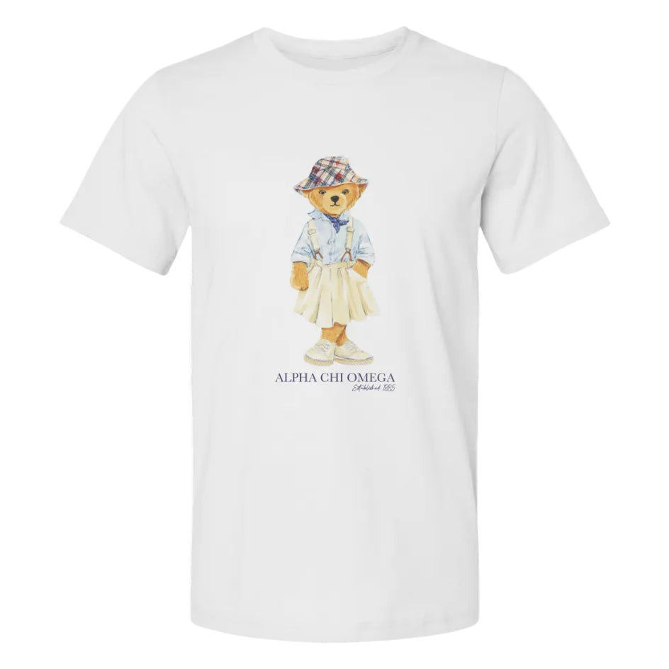 alpha chi omega bear t shirt