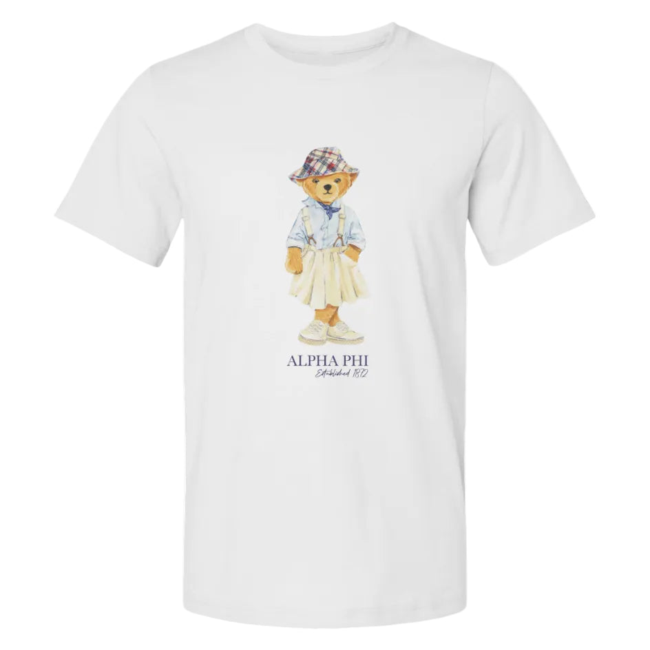 Alpha Phi Bear T Shirt